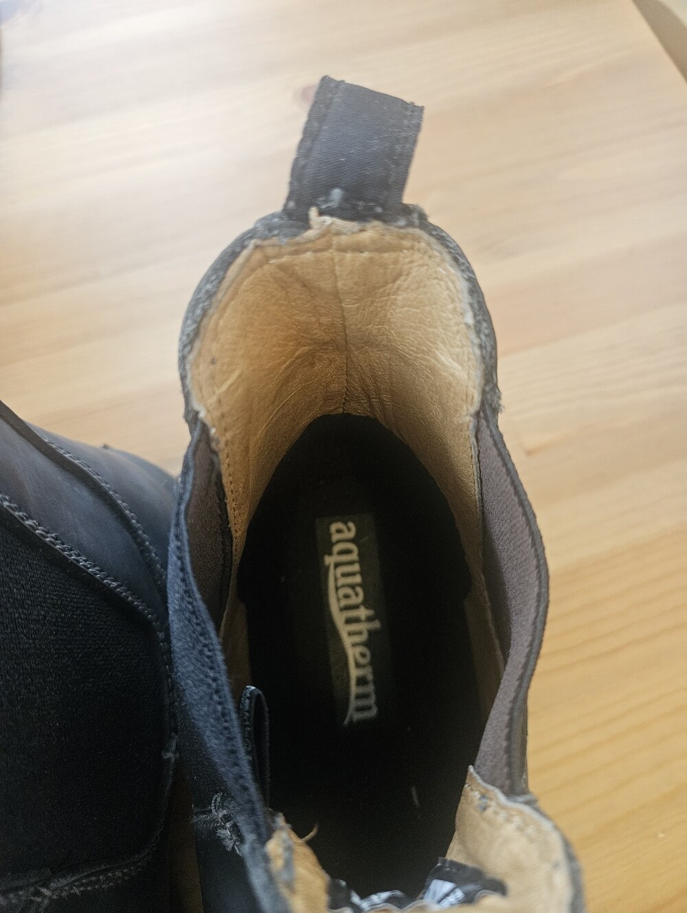 Aquatherm Black Chelsea Work Boot Size 10 - Picture 9 of 11